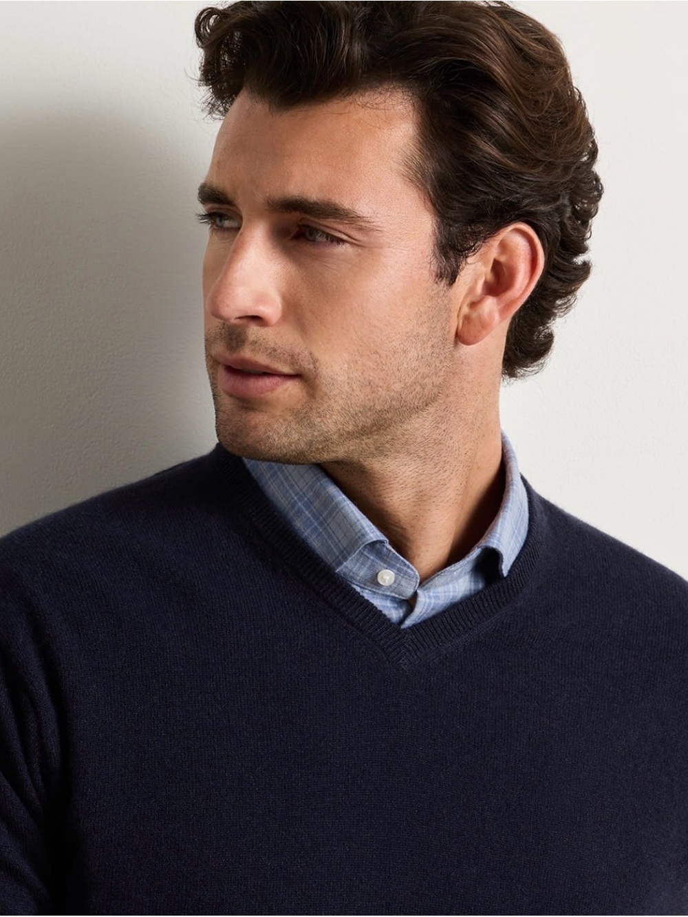 NWT Peter Millar Crown Heritage 100% Cashmere V-Neck Sweater (Large) - Picture 3 of 9